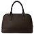 Bolsa de mão em couro Burberry Logo Hardware Nova Check Pattern Marrom - vista 3