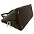 Bolsa de mão em couro Burberry Logo Hardware Nova Check Pattern Marrom - vista 7