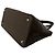 Bolsa de mão em couro Burberry Logo Hardware Nova Check Pattern Marrom - vista 8