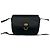 Burberry Vintage Logo Hardware Nova Check Lederschultertasche Schwarz