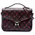 Louis Vuitton Black Monogram Infrarouge Pochette Metis Nero