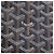 Goyard Black Goyardine Voltaire III Nero - vista 5