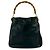 Gucci Black Bamboo Handtasche Schwarz
