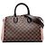 Louis Vuitton Brown Damier Ebene Normandy Braun
