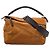 Borsa Puzzle Satchel LOEWE in camoscio marrone Large