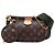 Louis Vuitton Brown Monogram Multi Pochette Accessoires Castaño - vista 7