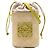 Borsa secchiello LOEWE Paulas Ibiza in rafia verde con tasca Anagram quadrata D'oro