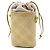 Borsa secchiello LOEWE Paulas Ibiza in rafia verde con tasca Anagram quadrata D'oro - vista 2