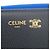 Céline Cartera Compacta Triomphe Celine de Piel de Ternera Granulada Suave Negra Negro - vista 6