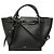 Céline Celine Black Small Supple Grained Calfskin Big Bag Nero