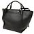 Céline Celine Black Small Supple Grained Calfskin Big Bag Nero - vista 2