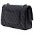 Chanel Black Medium Classic Lambskin Double Flap Negro - vista 2