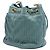 Chanel Blue Small Crumpled Calfskin Coco Pleats Drawstring Bucket Bag Light blue - view 2