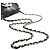 Chanel Black Oversized CC Calfskin Diamond Stitch Flap Noir - vue 14