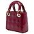 Autre Marque Dior Red Mini Patent Cannage Lady Dior Rosso Bordò - vista 2
