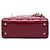 Autre Marque Dior Red Mini Patent Cannage Lady Dior Rosso Bordò - vista 3