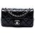 Chanel Black Extra Mini Rectangular Classic Patent Single Flap