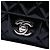 Chanel Black Extra Mini Rectangular Classic Patent Single Flap - view 5