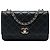 Chanel Black Quilted Lambskin Trendy CC Wallet On Chain Nero