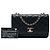 Chanel Black Quilted Lambskin Trendy CC Wallet On Chain Nero - vista 8