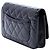 Portafoglio Chanel Black CC Quilted Patent Wallet On Chain Nero - vista 2