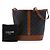 Céline Borsa Secchiello Celine Medium Triomphe in Tela Rivestita Marrone Marrone scuro - vista 7