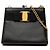 Salvatore Ferragamo Ferragamo Vara Bow Crossbody aus schwarzem Leder mit Kiss-Lock-Verschluss und Kette