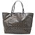 Goyard Black Goyardine Saint Louis GM Nero