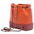 Chanel Orange Small Bicolor Chevron Gabrielle Rucksack aus gealtertem Kalbsleder - Ansicht 2