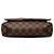 Louis Vuitton Brown Damier Ebene District PM Marrone - vista 3