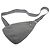 Borsa a tracolla Prada in Vitello Daino grigio con logo impresso Marrone - vista 2