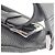 Borsa a tracolla Prada in Vitello Daino grigio con logo impresso Marrone - vista 7