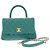 Chanel Mini Quilted Caviar Coco Top Handle Tasche Grün - Ansicht 13