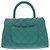 Chanel Mini Quilted Caviar Coco Top Handle Tasche Grün - Ansicht 2