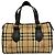 Borsa Boston Burberry Beige Haymarket Check - vista 2