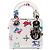 Autre Marque Dior White Micro Calfskin Pixel Zodiac Lady Dior Bianco