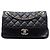 Chanel Black Medium Quilted Calfskin Soft Elegance Flap Nero