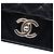 Chanel Black Medium Quilted Calfskin Soft Elegance Flap Nero - vista 5