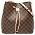 Néonoé Louis Vuitton Brown Damier Ebene NeoNoe MM Marrone