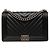 Chanel Black Medium Chevron Lambskin Boy Flap Schwarz