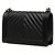 Chanel Black Medium Chevron Lambskin Boy Flap Schwarz - Ansicht 2