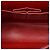 Chanel Red Medium Classic Chevron Lambskin Double Flap Rot - Ansicht 4