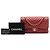 Chanel Red Medium Classic Chevron Lambskin Double Flap Rot - Ansicht 7