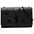 Autre Marque Saint Laurent Black Medium Calfskin Star and Heart Patchwork Monogram Monochrome Kate Crossbody Nero