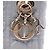 Autre Marque Dior Gray Mini Lambskin Cannage Lady Dior Marrone - vista 5