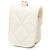 Custodia AirPods Chanel White CC Quilted Caviar Bianco Crudo - vista 2