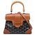 Goyard Brown Mini Goyardine Saigon Souple Marrone