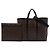 Louis Vuitton Brown Monogram Macassar Weekend Tote GM Braun - Ansicht 7