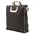 Borsa Tote Verticale Chanel Black CC Canvas Clover Nero - vista 2