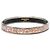 Bracciale rigido Hermès Pink Narrow Enamel Forest Animals 65 Rosa